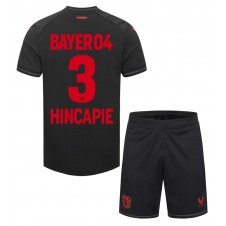 Bayer Leverkusen Piero Hincapie #3 Hjemmedraktsett Barn 2023-24 Kortermet (+ korte bukser)